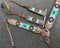 Showman Showman Browband Headstall Set with Wool Southwest Blanket Inlay