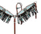 Showman Showman Brown And Teal Navajo Diamond Print Headstall Set