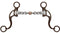 Showman Showman Brown Steel Chain Mouth Bit with Copper Roller