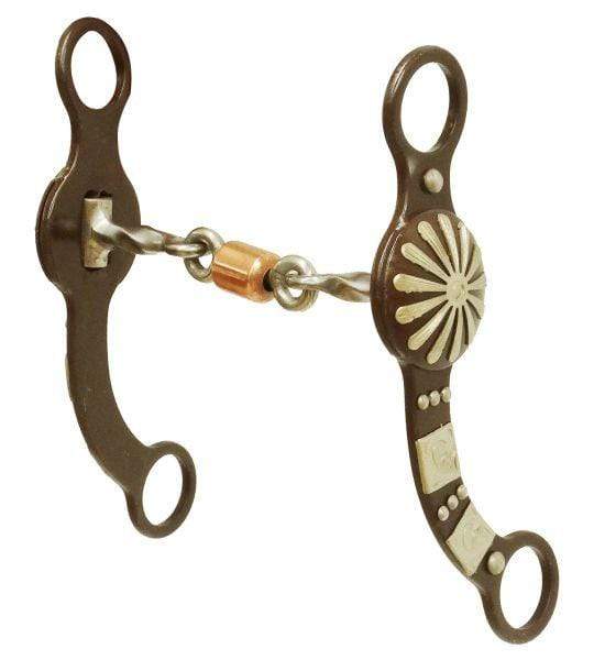 Showman Showman Brown Steel Concho Style Bit
