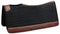 Showman Showman Contoured Felt Pad With Basket Weave Tooled Wear Leathers