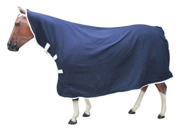 Showman Showman Contoured Polar Fleece Horse Cooler With Velcro Front