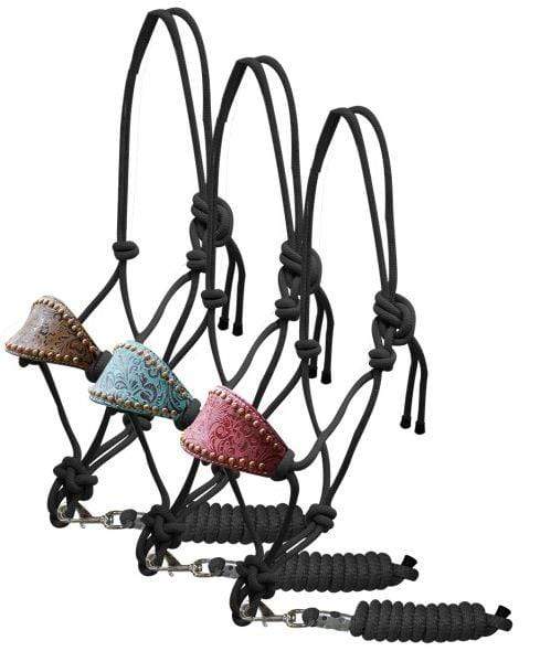 Showman Showman Cowboy Halter with Padded Bronc Style Nose