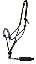 Showman Showman Cowboy Knot Rope Halter With 7' Lead
