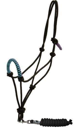 Showman Showman Cowboy Knot Rope Halter With 7' Lead
