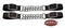 Showman Showman Double Chain Nylon Curb Chain