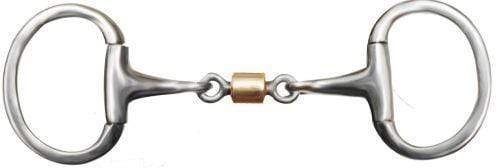 Showman Showman Eggbutt Style Bit With 3" Ring Cheeks