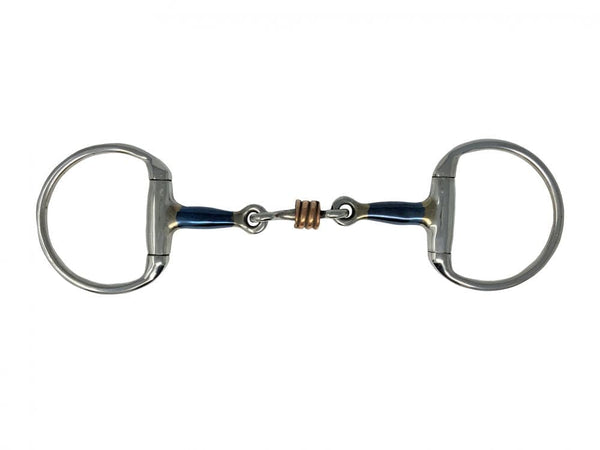 Showman Showman Eggbutt Style Bit with 3" Ring Cheeks