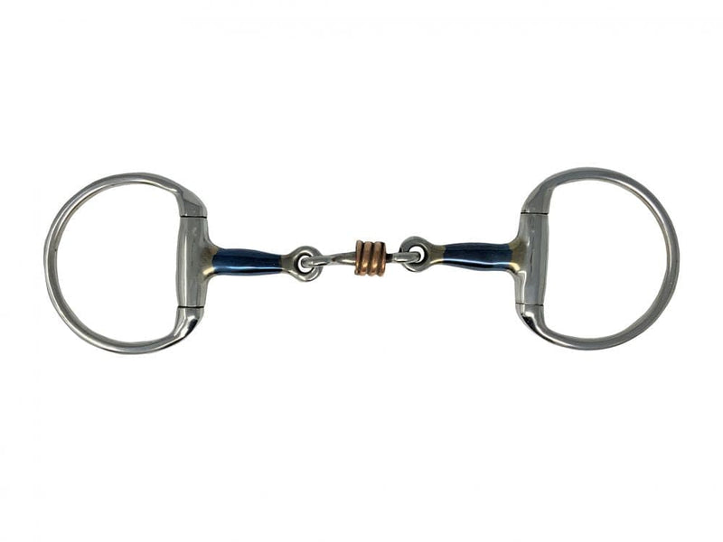 Showman Showman Eggbutt Style Bit with 3" Ring Cheeks
