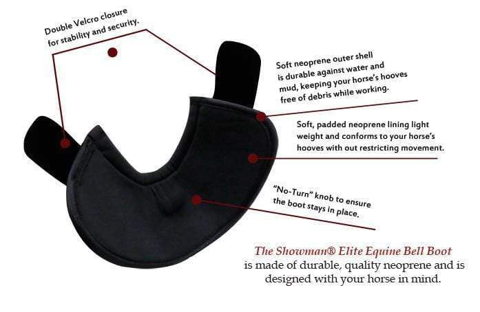 Showman Showman Elite Equine Bell Boots