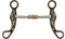 Showman Showman Engraved Silver Antique Brown Steel Shank Bit