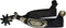 Showman Showman Engraved Silver Navajo Accented Spurs