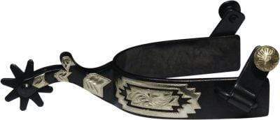 Showman Showman Engraved Silver Navajo Accented Spurs