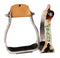 Showman Showman "Finish Strong" Barrel Racer Print Stirrups