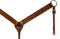 Showman Showman Floral And Basket Weave Breast Collar