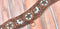 Showman Showman Floral Toled Tripping Collar with Cowhide Inlay