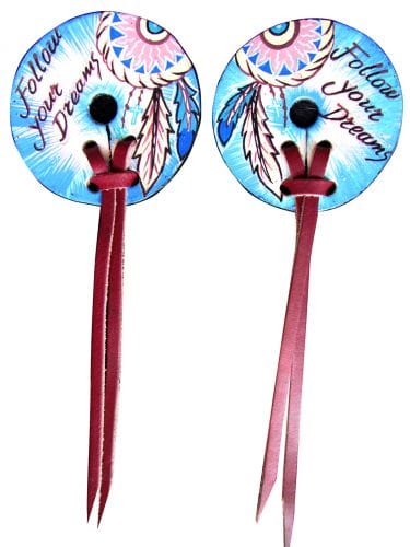 Showman Showman "Follow Your Dreams" Bit Guards with Dream Catcher Design