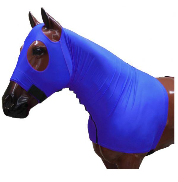 Showman Showman Form Fitting Breathable Lycra Hood With Zipper Neck