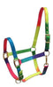 Showman Showman Full Size Neon Rainbow Halter With Adjustable Nose