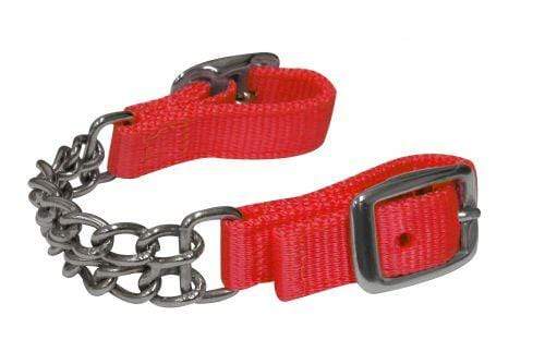Showman Showman Fully Adjustable End Double Chain Nylon Curb Chain
