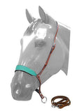 Showman Showman Glitter Overlay Leather Tie Down Noseband And Strap