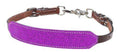 Showman Showman Glitter Overlay Leather Wither Strap