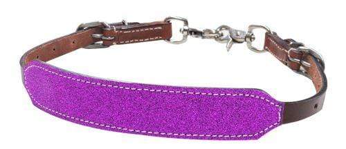 Showman Showman Glitter Overlay Leather Wither Strap