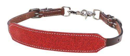 Showman Showman Glitter Overlay Leather Wither Strap