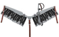 Showman Showman Glitter Overlay Single Ear Leather Headstall Set
