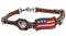 Showman Showman Hand Painted American Flag Wither Strap