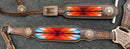 Showman Showman Headstall Set with Wool Southwest Blanket Inlay