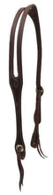 Showman Showman Heavy Oiled Harness Leather Split Ear Headstall