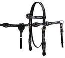 Showman Showman Horse Shoe Headstall Set