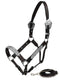 Showman Showman Horse Size Double Stitched Leather Show Halter