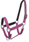 Showman Showman Horse Size Nylon Halter With Rope Border Design