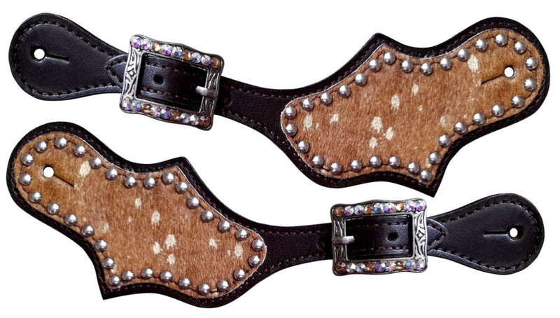 Showman Showman Ladies Cowhide Spur Straps