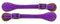 Showman Showman Ladies Glitter Leather Spur Straps