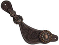 Showman Showman Ladies Size Argentina Cow Leather Copper Concho Spur Straps