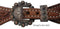 Showman Showman Ladies Size Argentina Cow Leather Copper Concho Spur Straps