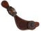 Showman Showman Ladies Size Argentina Cow Leather Raised Cross Concho Spur Straps