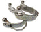 Showman Showman Ladies Size Bling Rhinestone Bumper Spurs