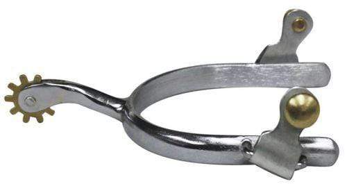 Showman Ladies Size Chrome Plated Spurs