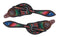 Showman Showman Ladies Size Serape Print Spur Straps