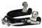 Showman Showman Ladies/Youth Size Black Steel Bumper Rowel Spurs