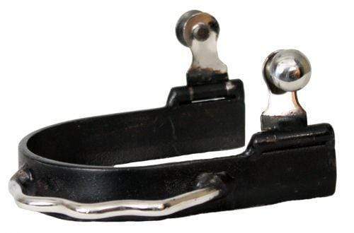 Showman Showman Ladies/Youth Size Blued Steel Barrel Racer Bumper Spurs