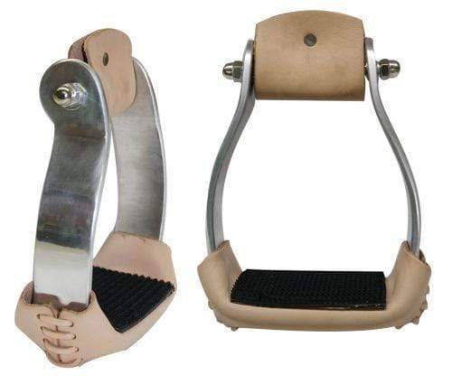 Showman Showman Large Aluminum Sure Grip Stirrups