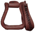 Showman Showman Leather Covered Western Stirrups