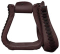Showman Showman Leather Covered Western Stirrups