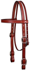 Showman Showman Leather Draft Size Headstall