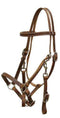 Showman Showman Leather Halter Bridle Combo